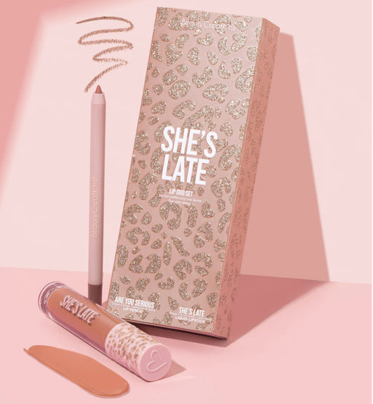 Combo de labial y delineador Beauty Creations