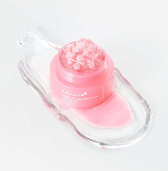 Crema facial con cápsulas PDRN Pink y colágeno 55 g MEDICUBE