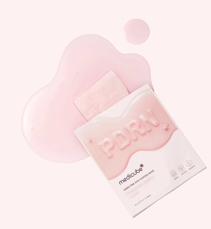 Mascarilla facial PDRN Pink con vitamina C 22 g MEDICUBE