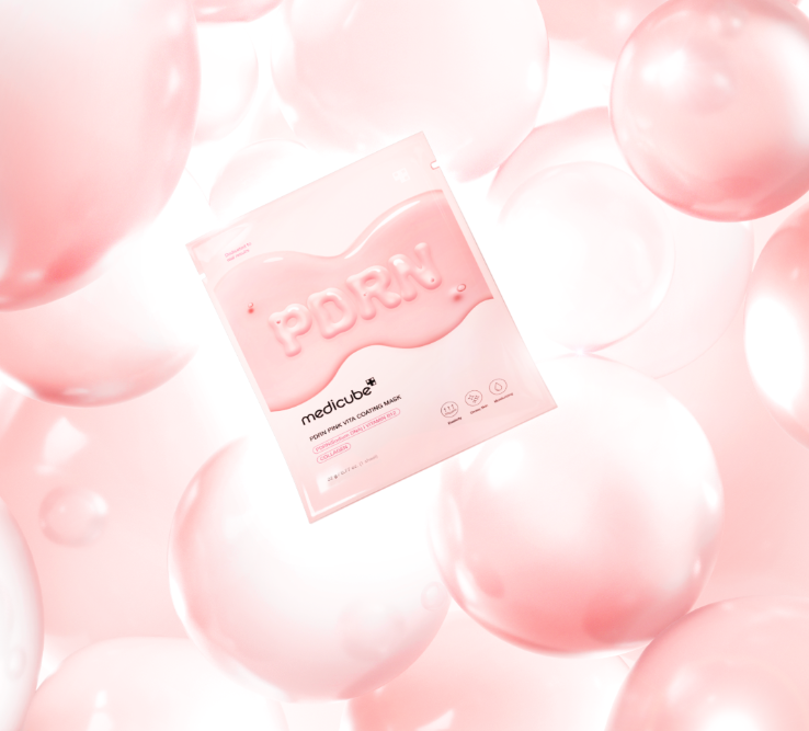 Mascarilla facial PDRN Pink con vitamina C 22 g MEDICUBE