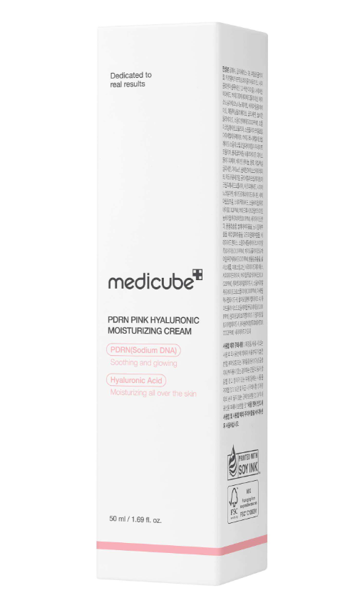 Crema facial hidratante PDRN Pink con ácido hialurónico 50 ml MEDICUBE