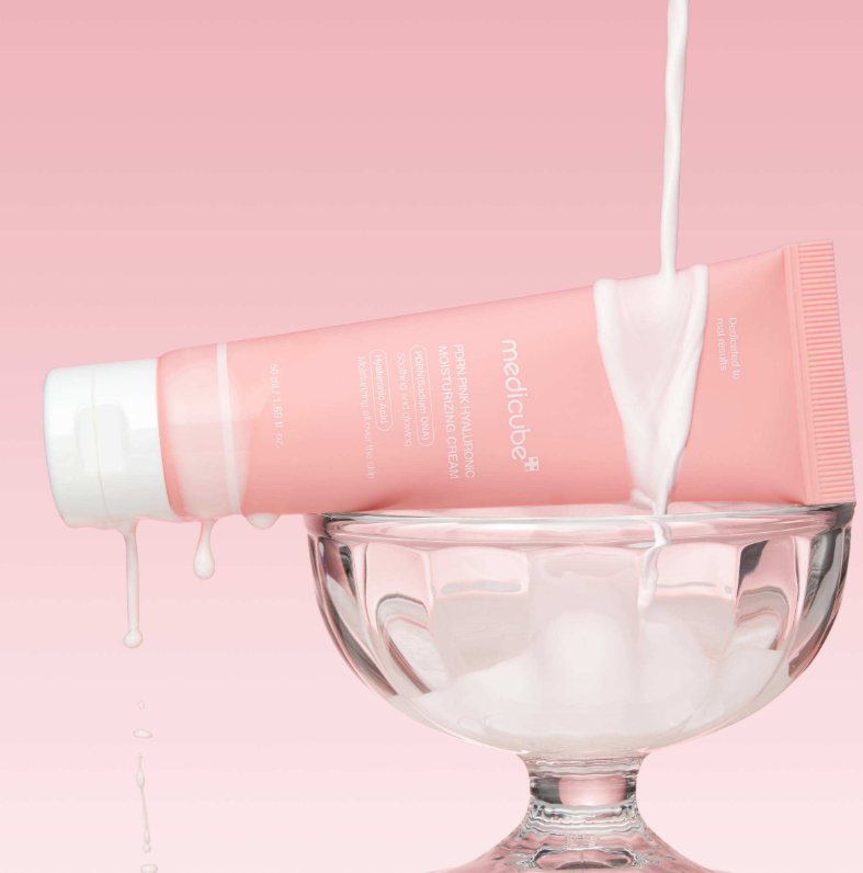 Crema facial hidratante PDRN Pink con ácido hialurónico 50 ml MEDICUBE