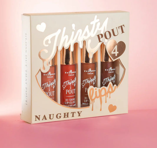 💄 Set de Brillos Labiales – Thirsty Pout Lips✨marca ITALIA DELUXE