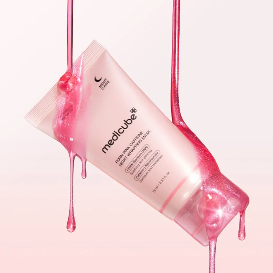 Mascarilla facial nocturna PDRN Pink con cafeína 75 ml MEDICUBE