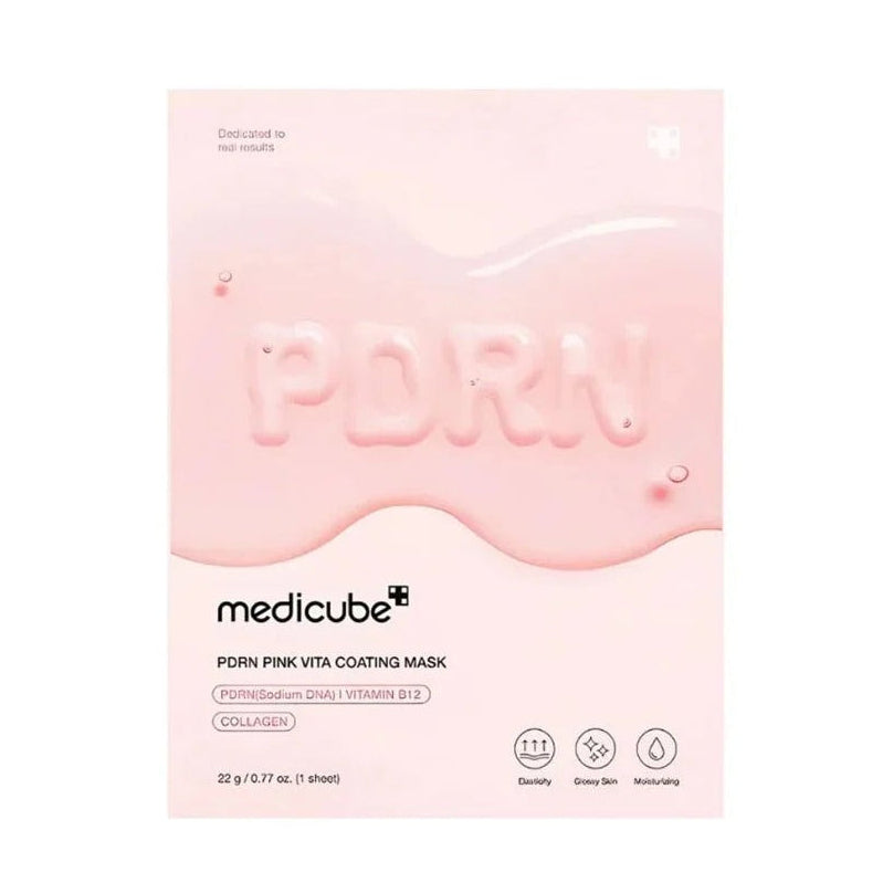 Mascarilla facial PDRN Pink con vitamina C 22 g MEDICUBE