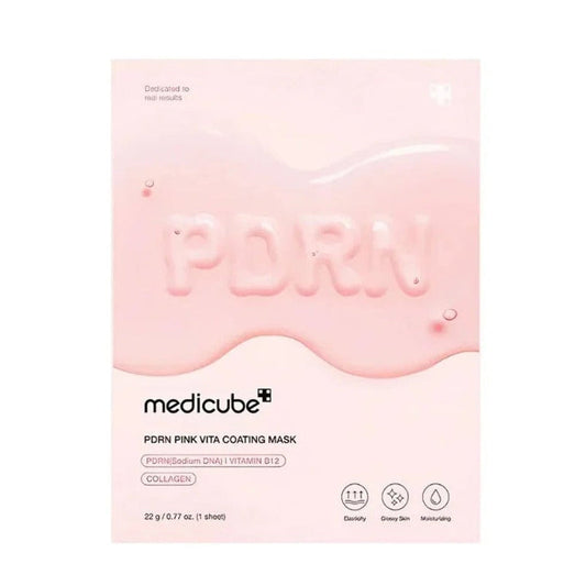 Mascarilla facial PDRN Pink con vitamina C 22 g MEDICUBE
