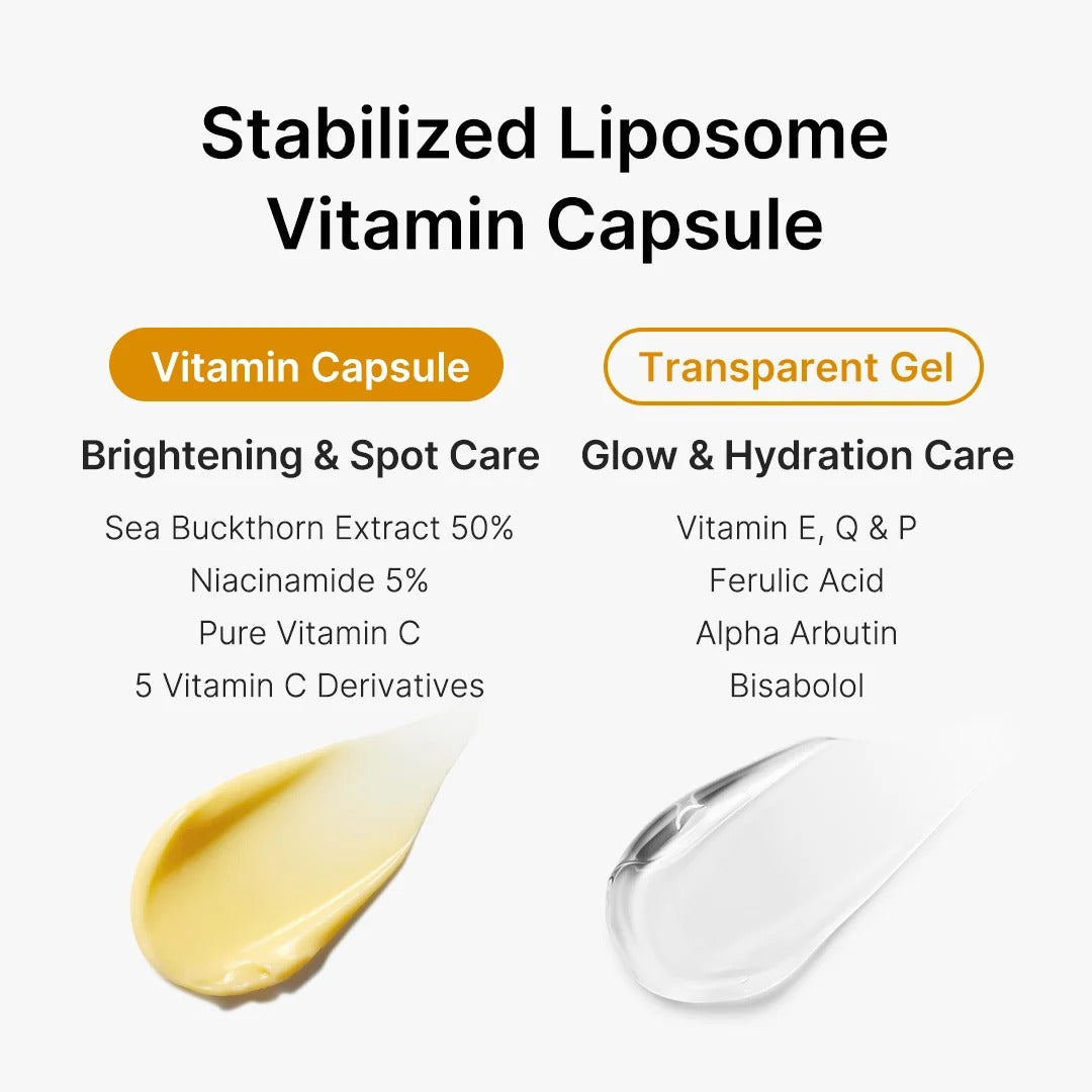 Crema facial con cápsulas de vitamina C 55 g MEDICUBE