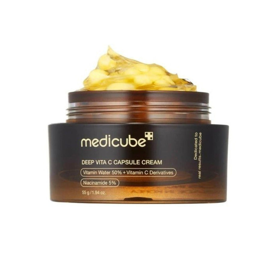 Crema facial con cápsulas de vitamina C 55 g MEDICUBE