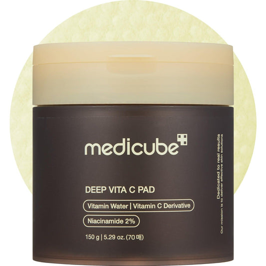 Pads faciales iluminadores con vitamina C 150 g 70 almohadillas MEDICUBE