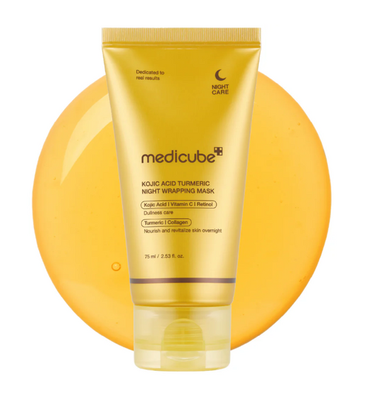 Mascarilla facial nocturna con ácido kójico y cúrcuma 75 ml MEDICUBE