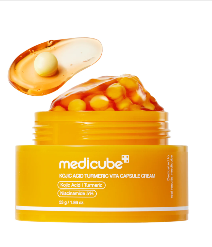 Crema facial con cápsulas de ácido kójico, cúrcuma y vitamina C 53 g MEDICUBE
