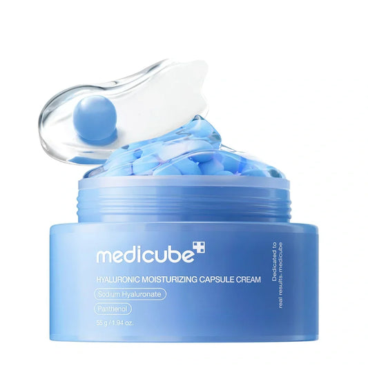 Crema facial hidratante con cápsulas de ácido hialurónico 55 g MEDICUBE