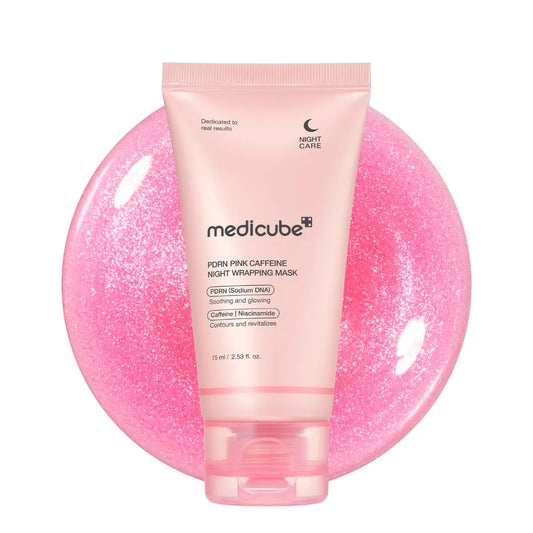Mascarilla facial nocturna PDRN Pink con cafeína 75 ml MEDICUBE