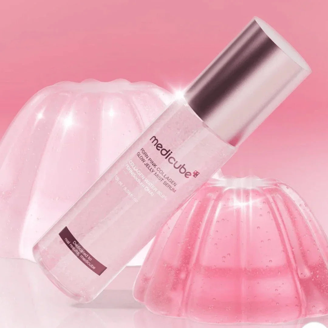 Bruma facial sérum de gelatina PDRN Pink con colágeno 100 ml MEDICUBE