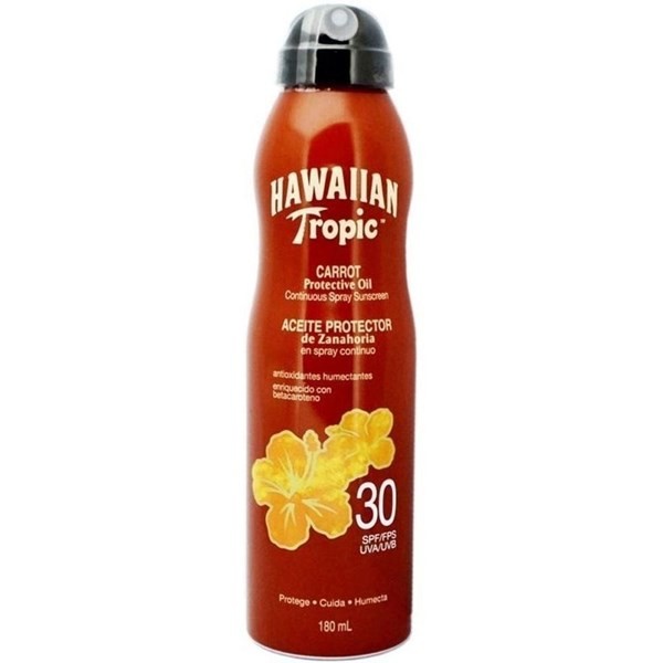 Hawaiian Tropic Carrot Oil Sunscreen Spray SPF 30 - 180 ml