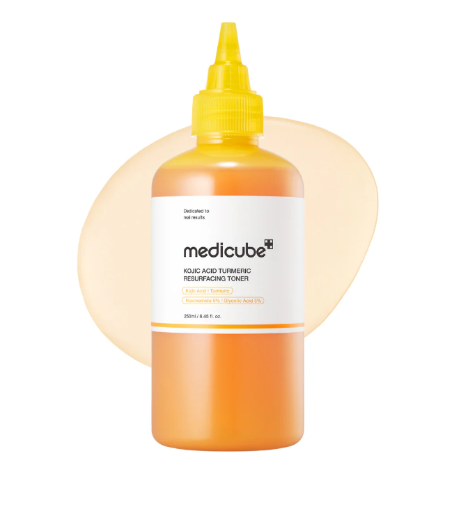 Tónico facial renovador con ácido kójico y cúrcuma 250 ml MEDICUBE